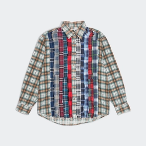 Rebuild Flannel Ribbon Shirt SS25 - Small #4