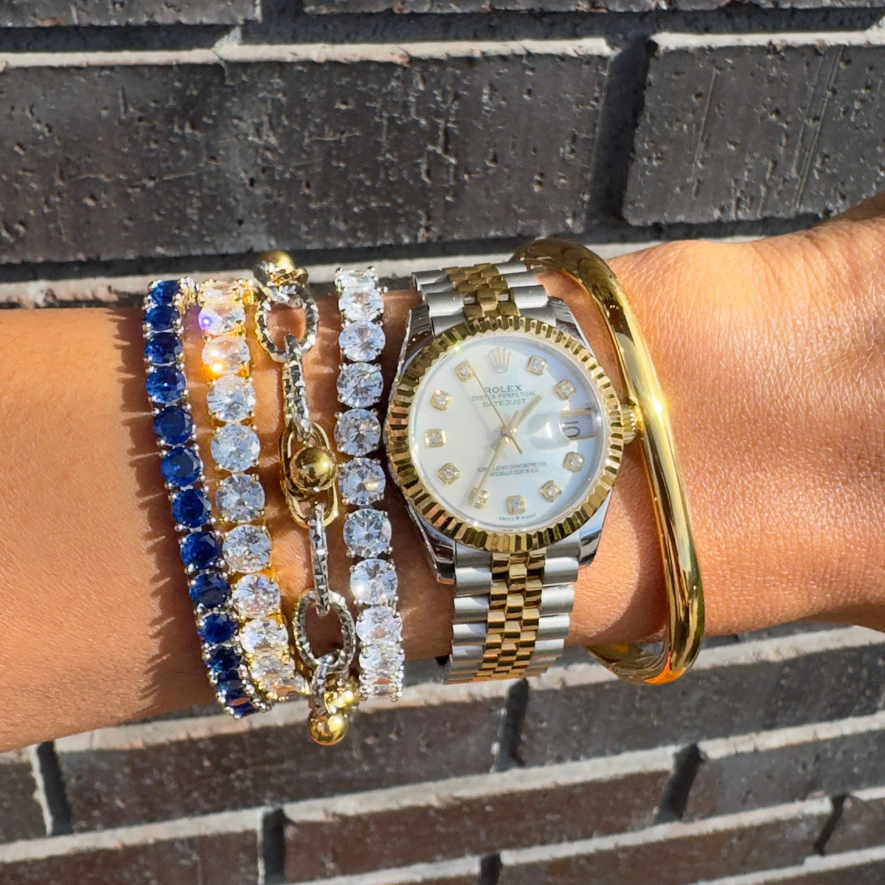Rectangle Bangle Bracelet