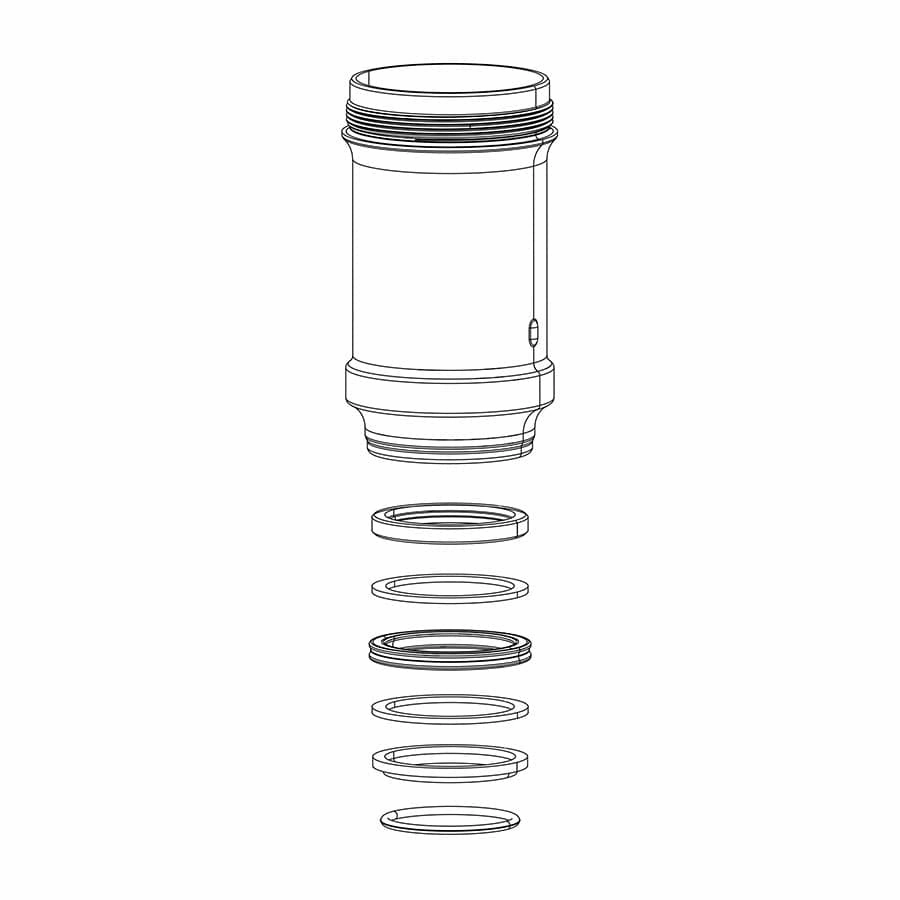RockShox Monarch B1, C1, D1 Air Can Assembly