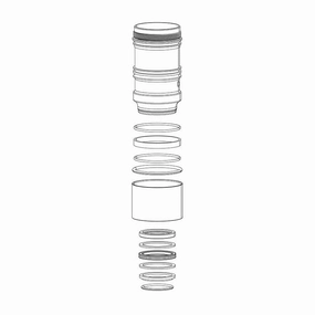 RockShox Monarch B1, C1, D1 Air Can Assembly