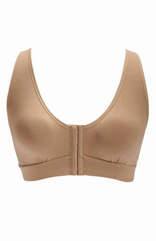 Rora Pocketed Front Closure Bra