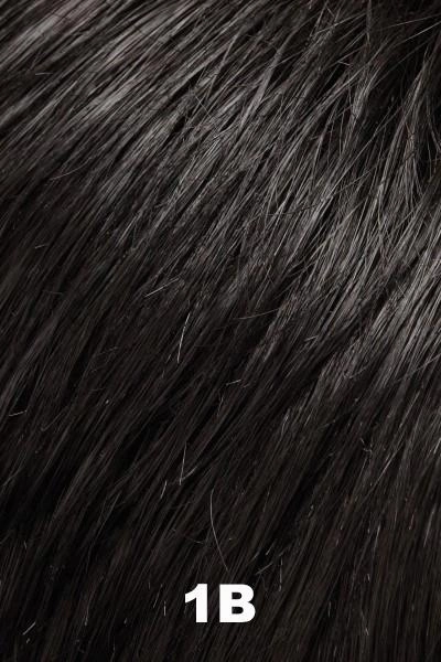 Sale - EasiHair - EasiPieces 8'' L x 6" W (#781) - Human Hair - Color: 1B (Hot Fudge)