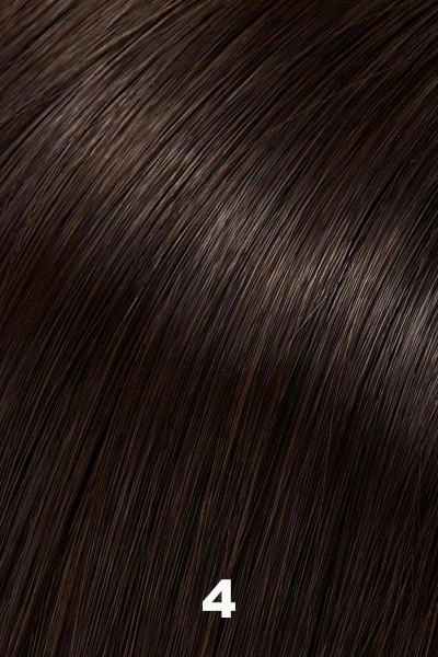 Sale - Jon Renau Toppers - EasiPart HD 8 (#365) - Color: 4 (Brownie Finale)