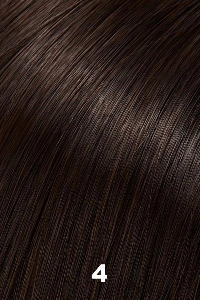 Sale - Jon Renau Toppers - EasiPart HD 8 (#365) - Color: 4 (Brownie Finale)