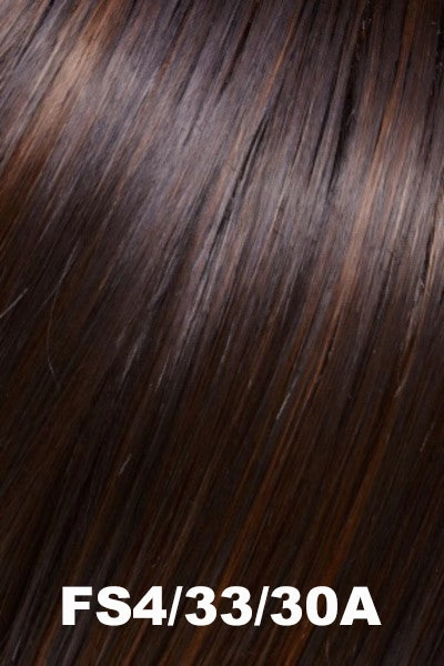 Sale - XBC - Jon Renau Toppers - EasiCrown HD 12 (#380) - Color: FS4/33/30A (Midnight Cocoa)