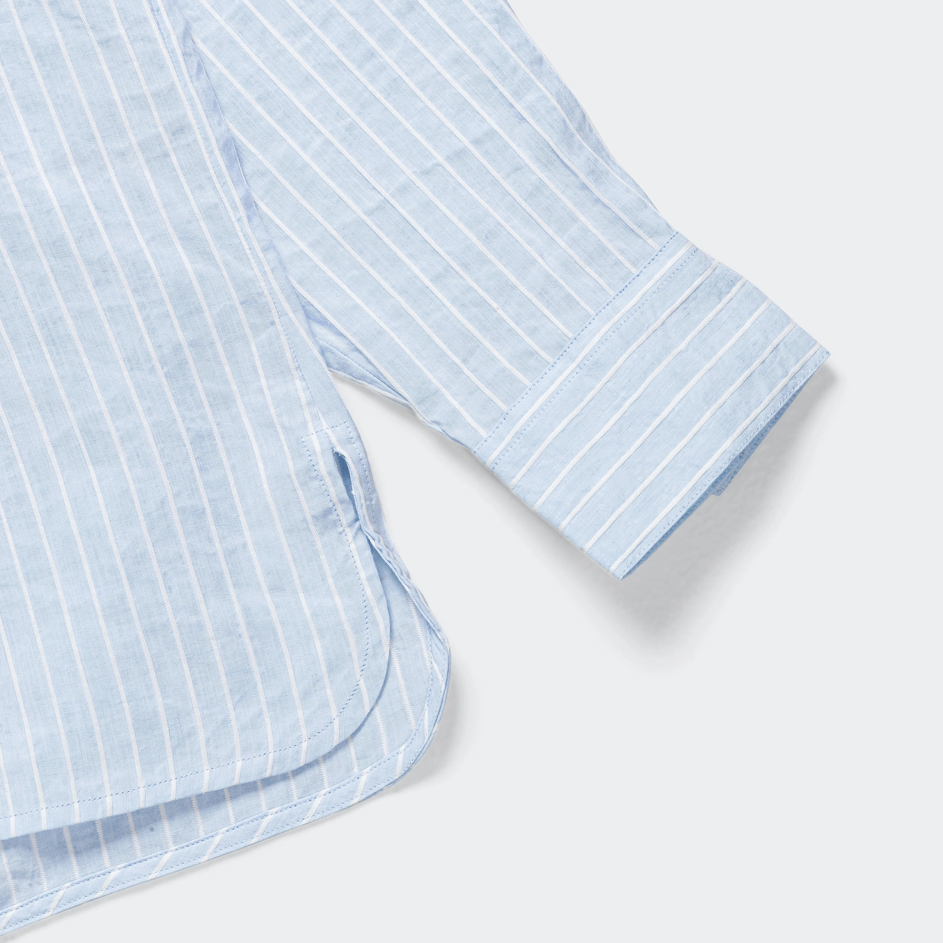 Seed Saver Shirt - Blue Raised Stripe