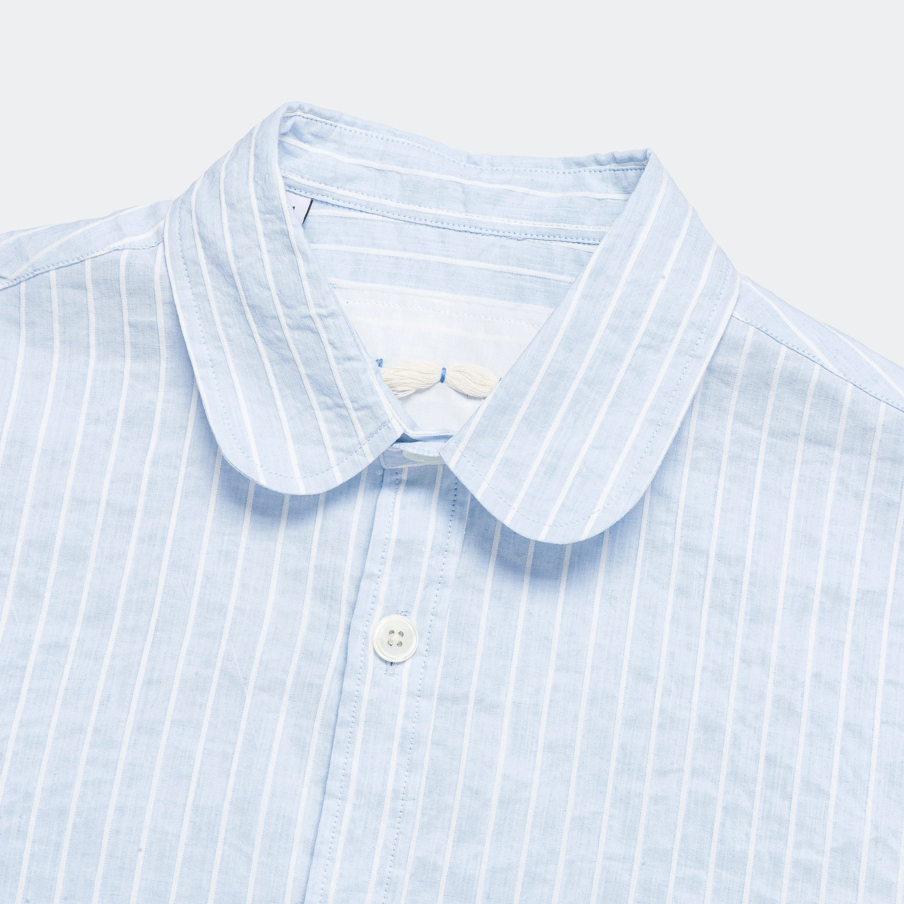 Seed Saver Shirt - Blue Raised Stripe