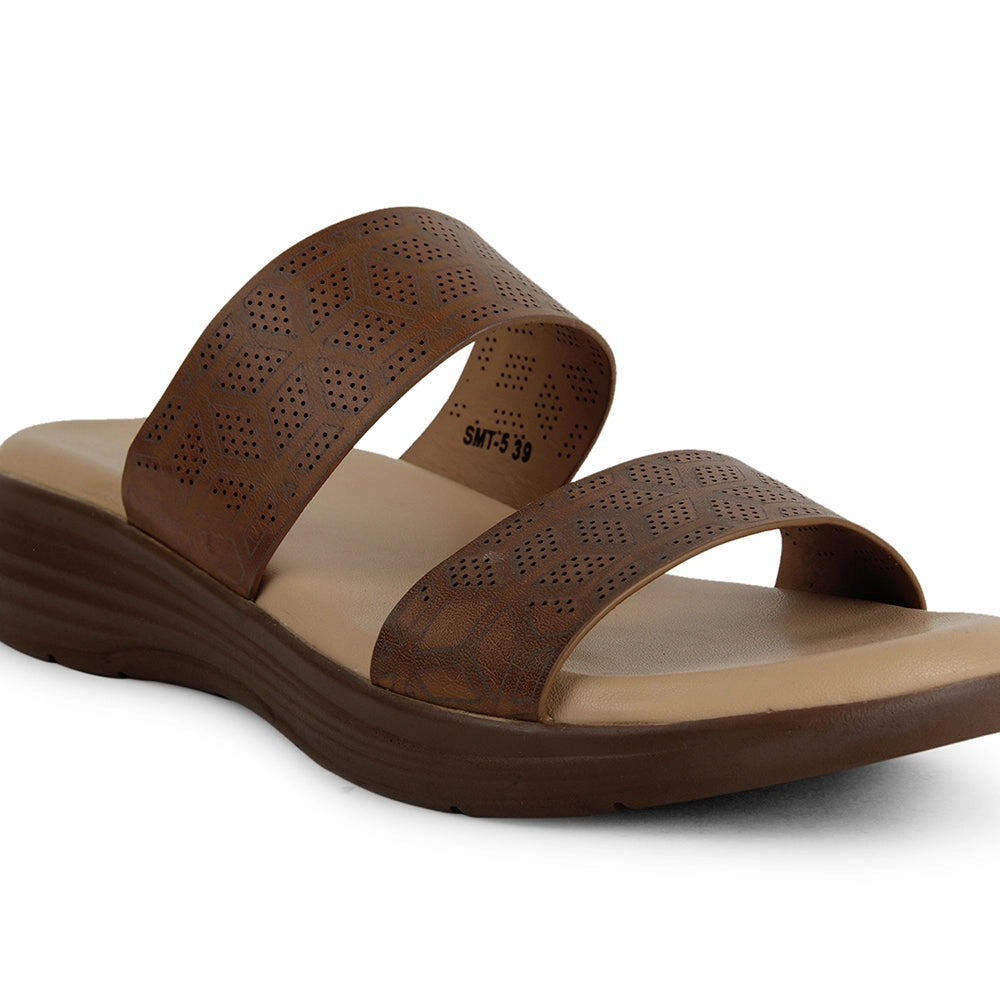 Senorita by Liberty Ladies SMT-5 Tan Casual Slippers