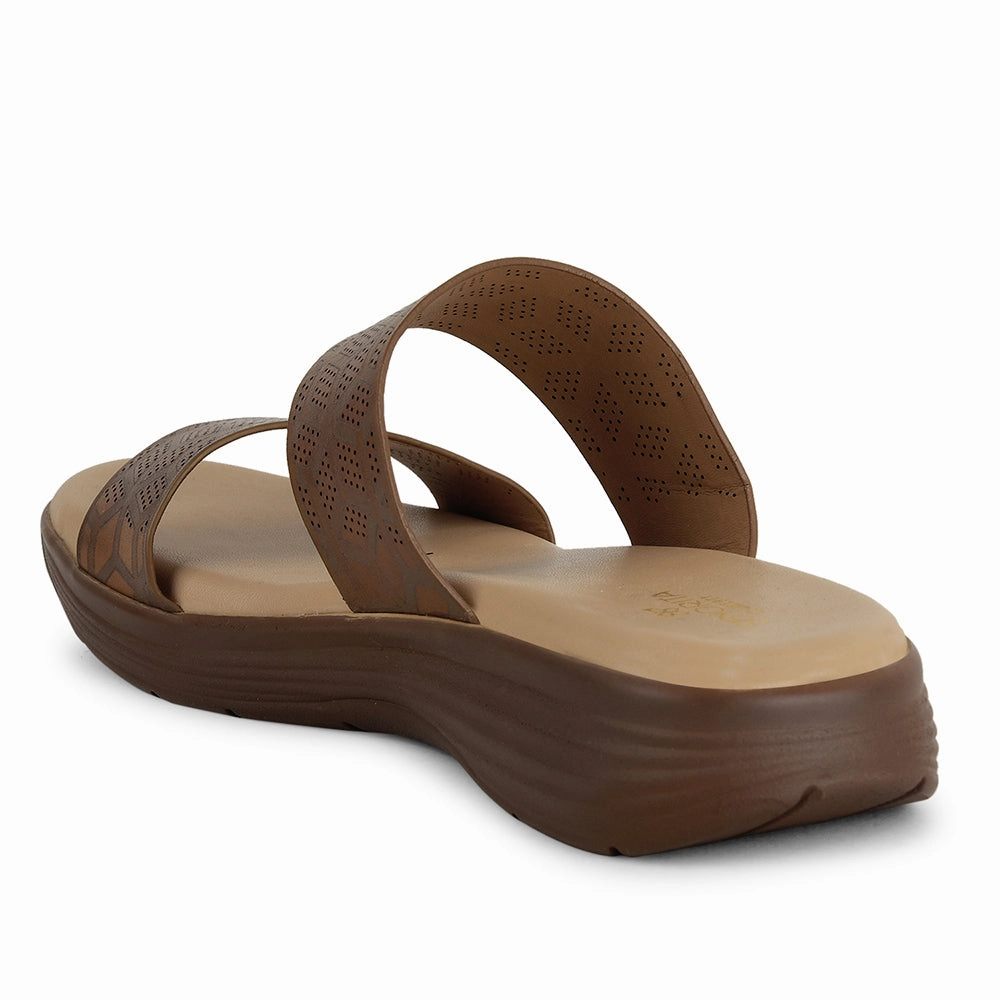 Senorita by Liberty Ladies SMT-5 Tan Casual Slippers