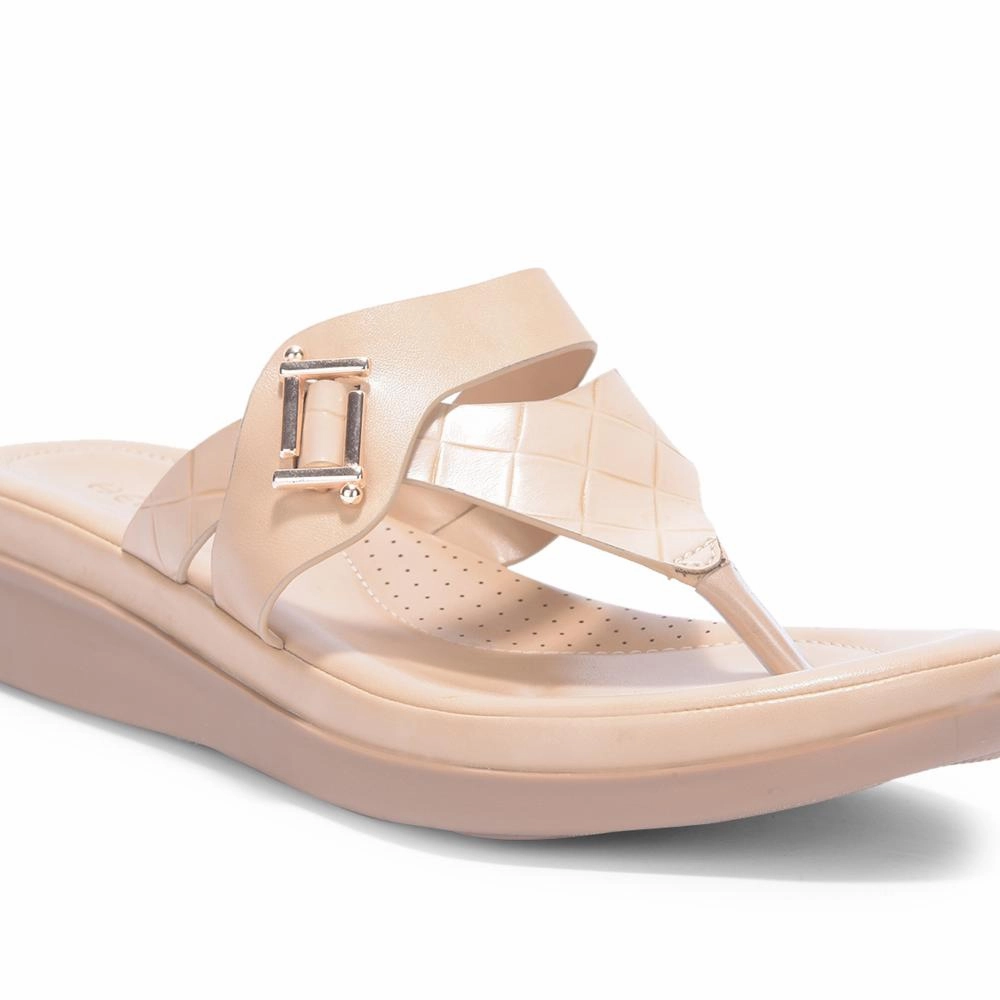 Senorita By Liberty Women JD-13 Beige Casual Slipper
