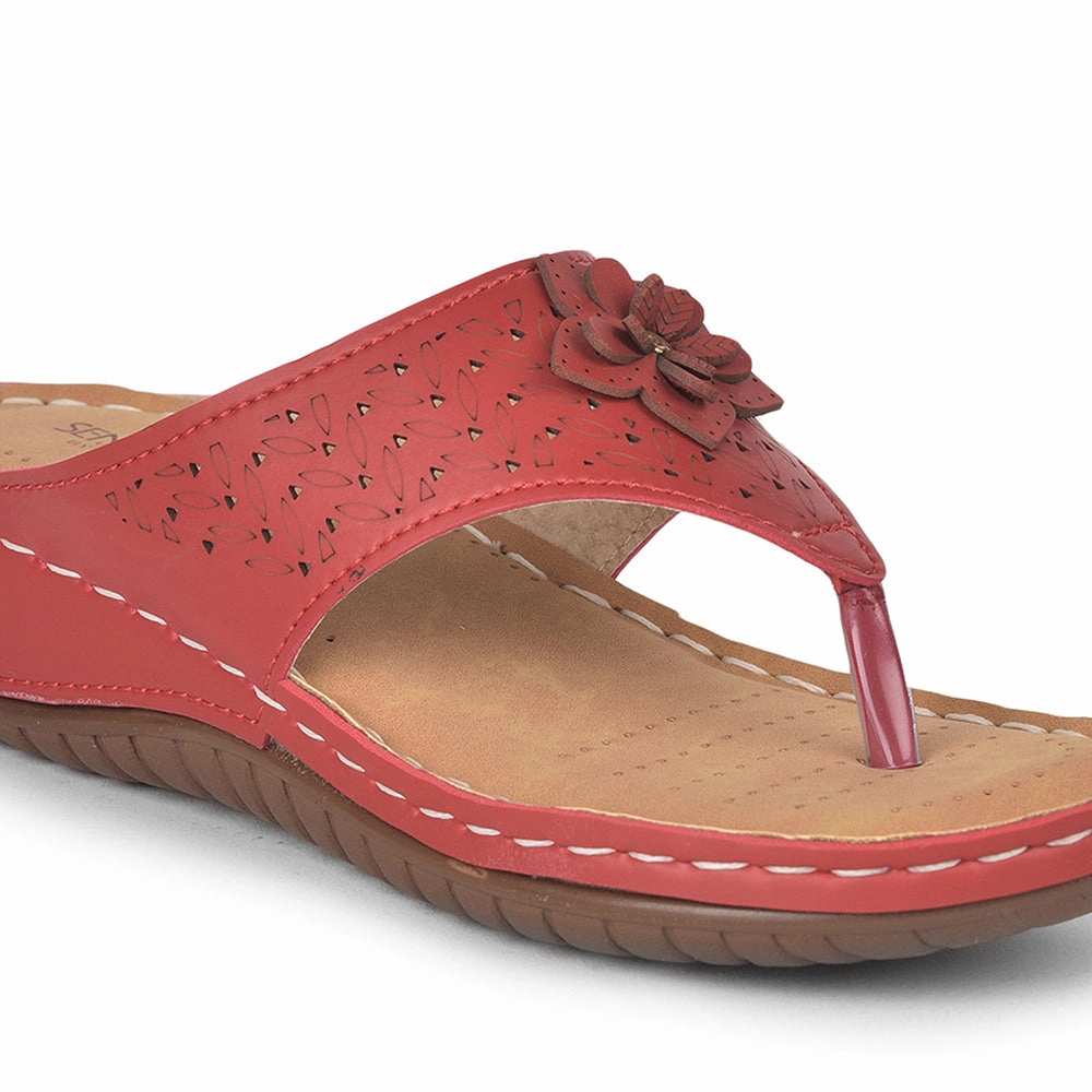 Senorita Casual Cherry Slipper For Women LAF-756 By Liberty