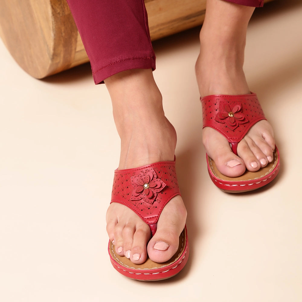 Senorita Casual Cherry Slipper For Women LAF-756 By Liberty