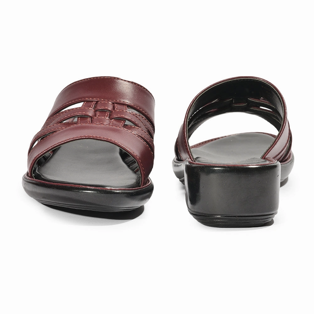 Senorita Casual (Cherry) Slippers For Ladies DZL-809 By Liberty
