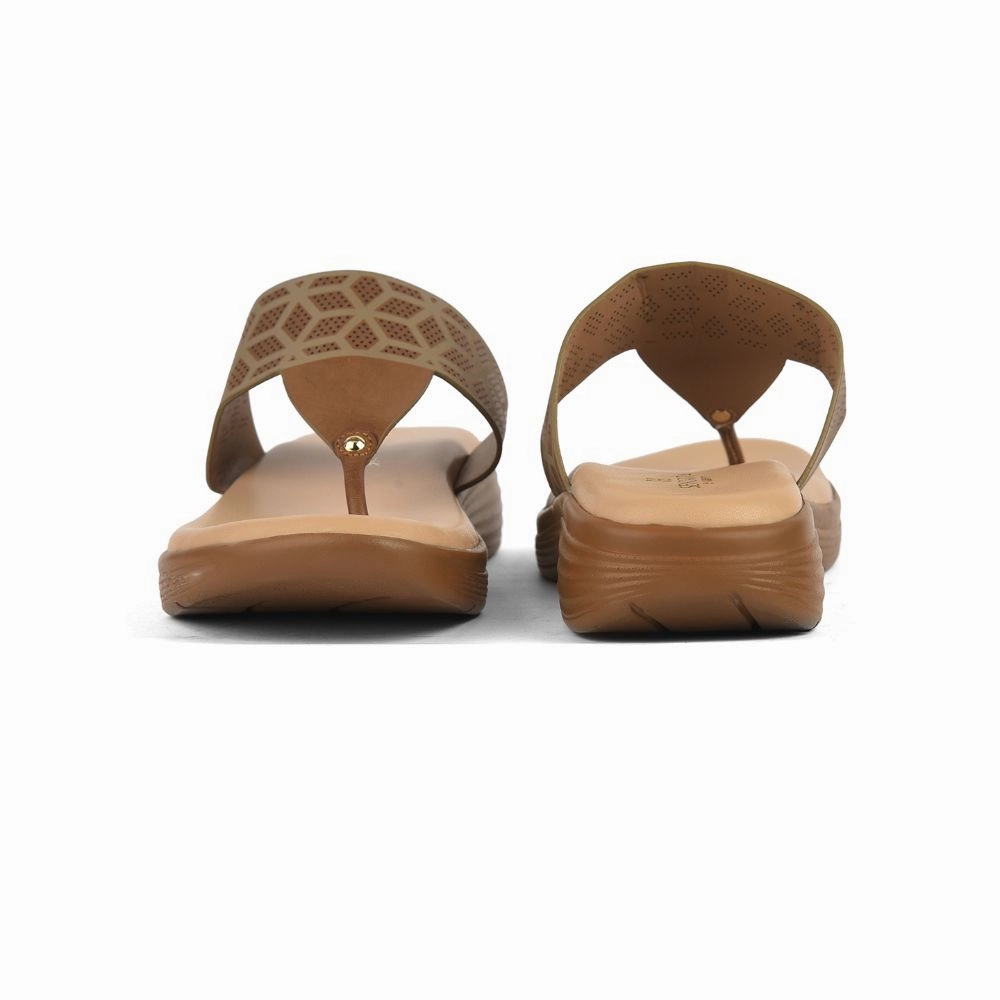 Senorita Casual (Tan) Slipper For Ladies SMT-6 By Liberty