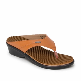 Senorita Casual (Tan) Slipper For Women D1-50 By Liberty