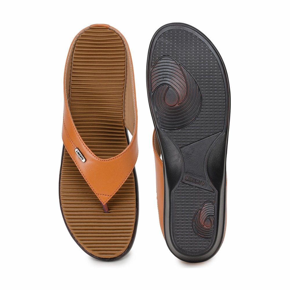 Senorita Casual (Tan) Slipper For Women D1-50 By Liberty