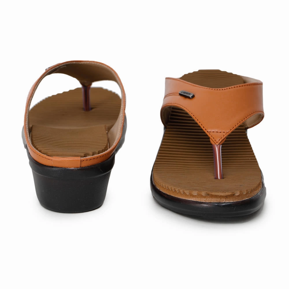 Senorita Casual (Tan) Slipper For Women D1-50 By Liberty