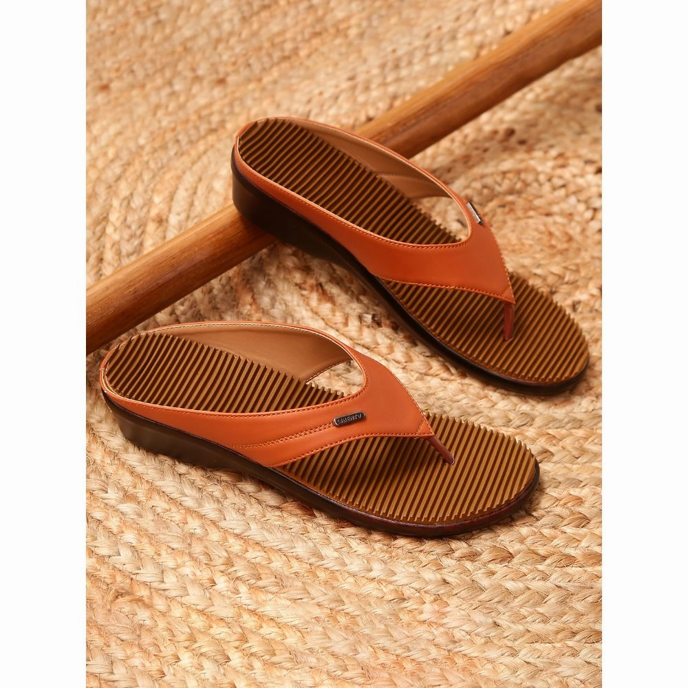 Senorita Casual (Tan) Slipper For Women D1-50 By Liberty