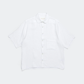 Short Sleeve Shirt - Linen Seersucker