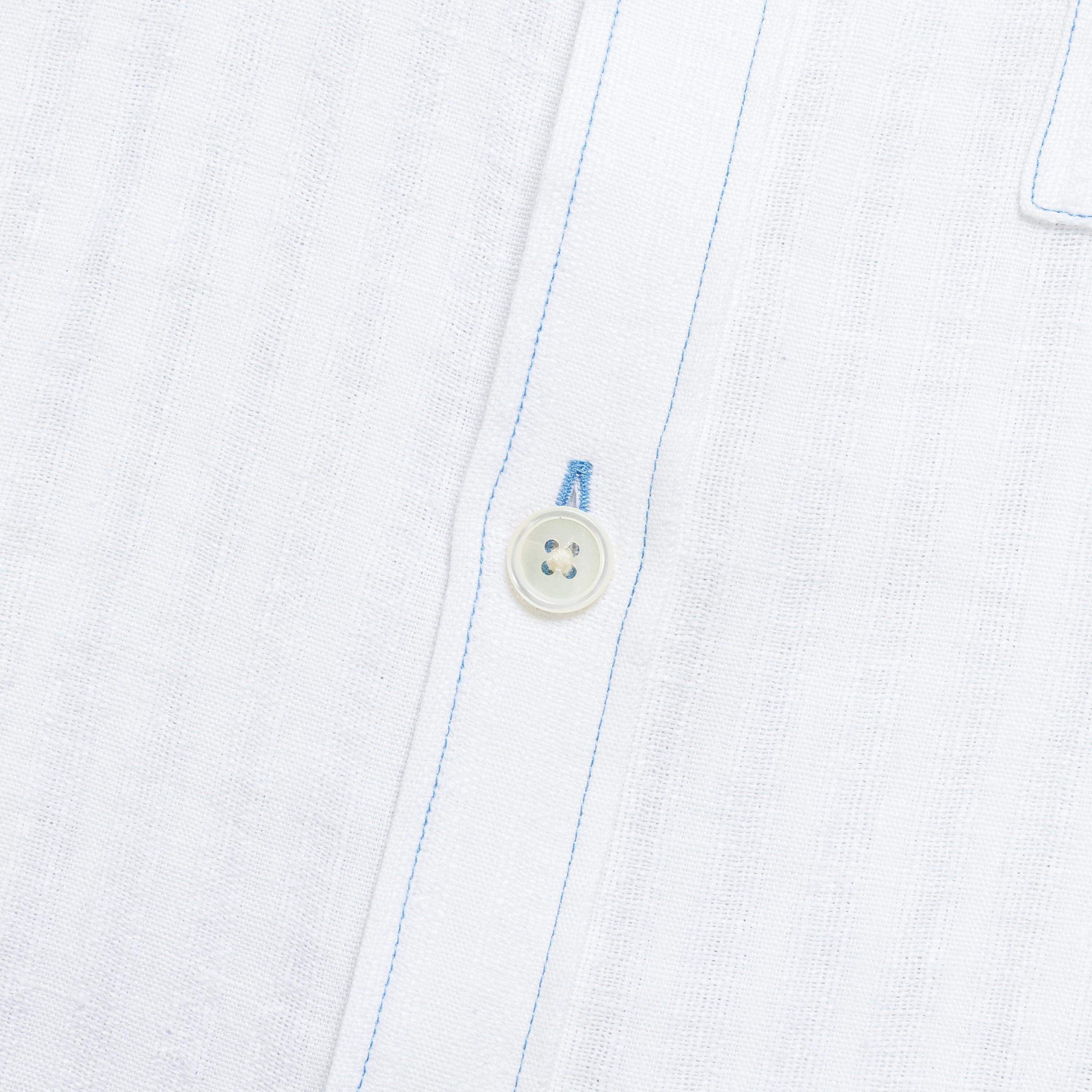 Short Sleeve Shirt - Linen Seersucker