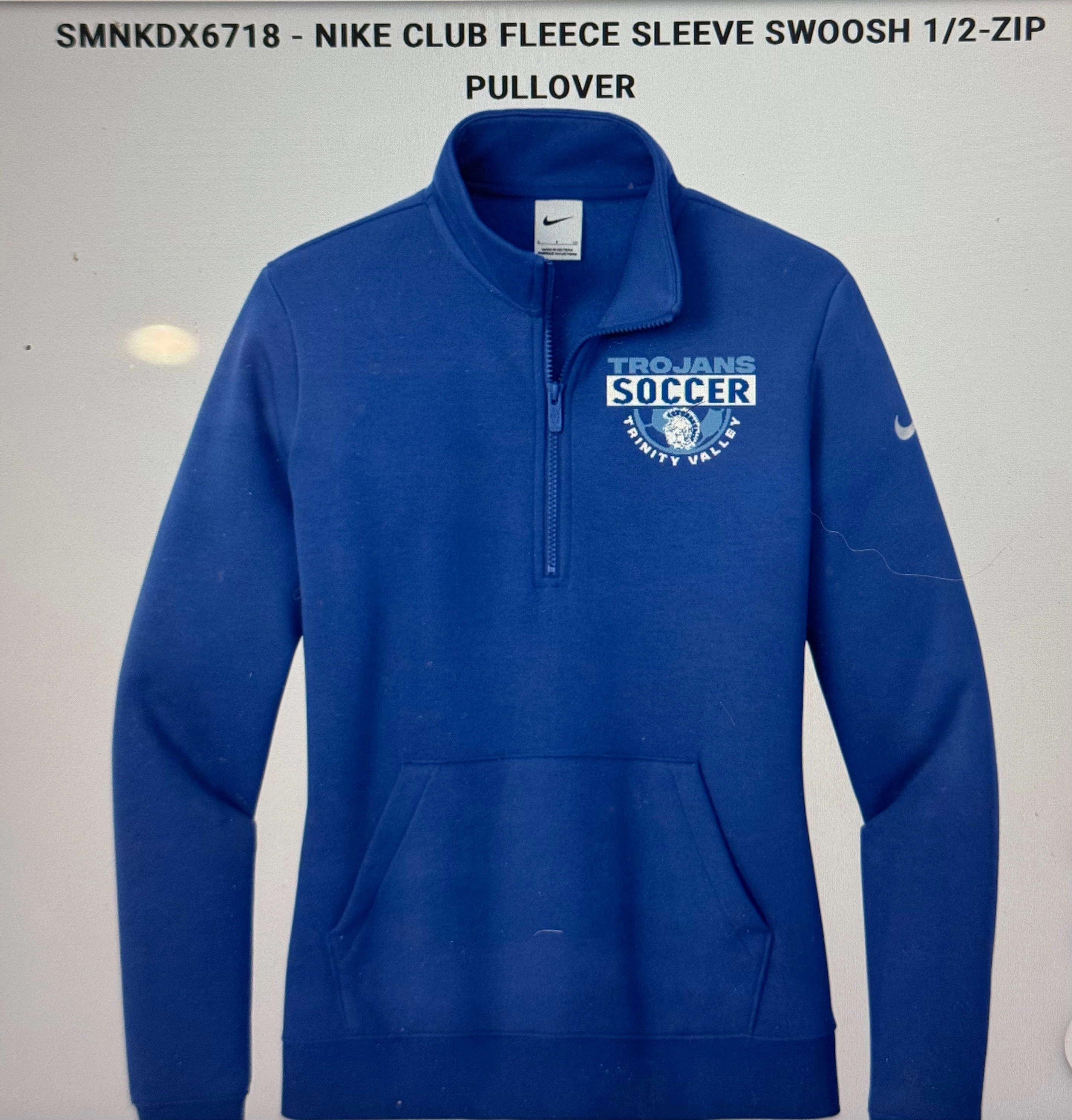 Soccer Nike Quarter Zip