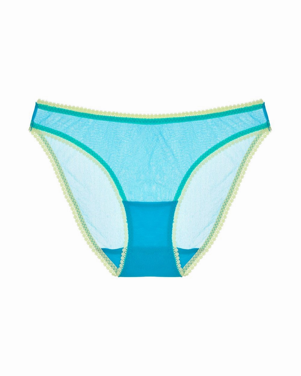 Solid Mesh Hip Bikini