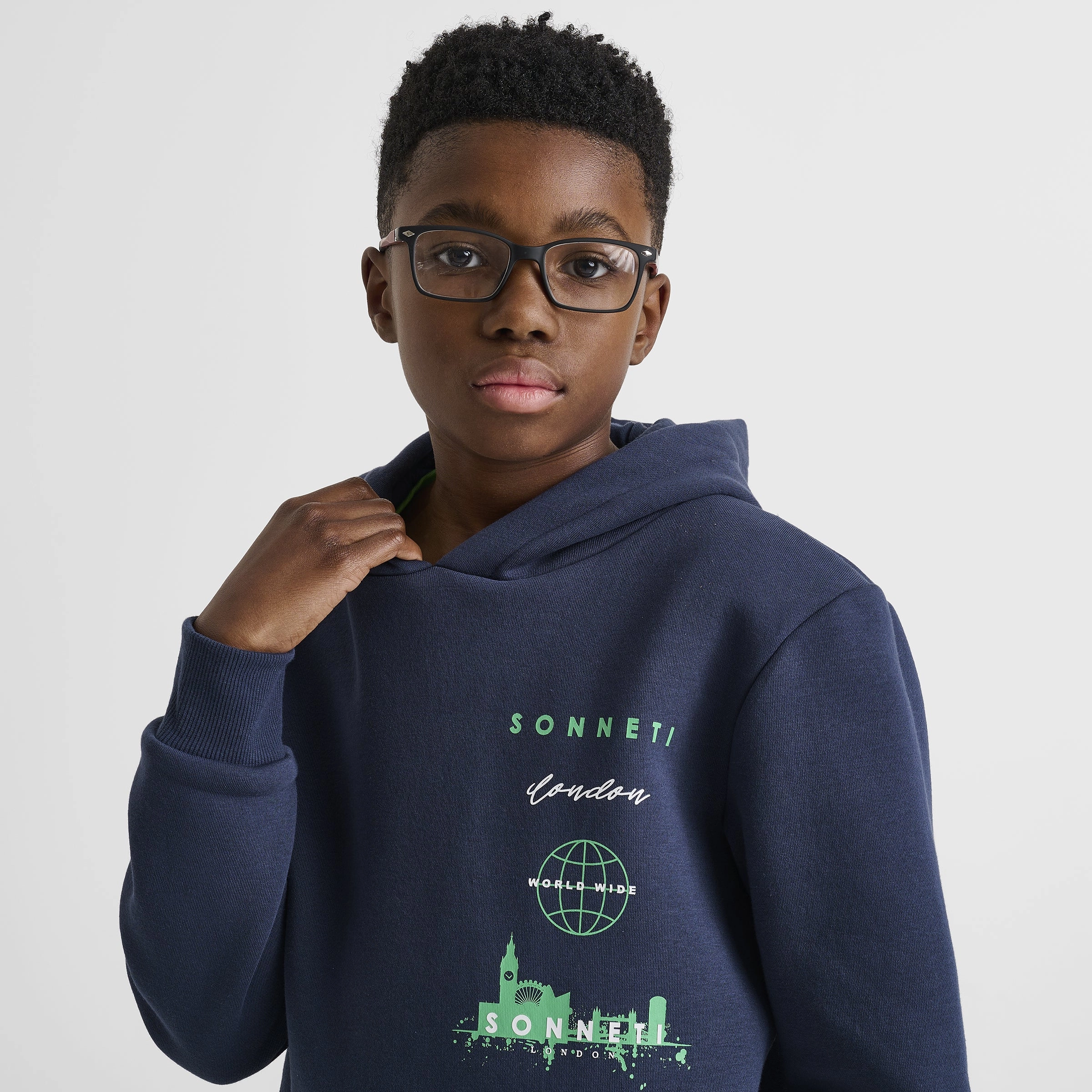 Sonneti Juniors' Stack Hoodie / Grey