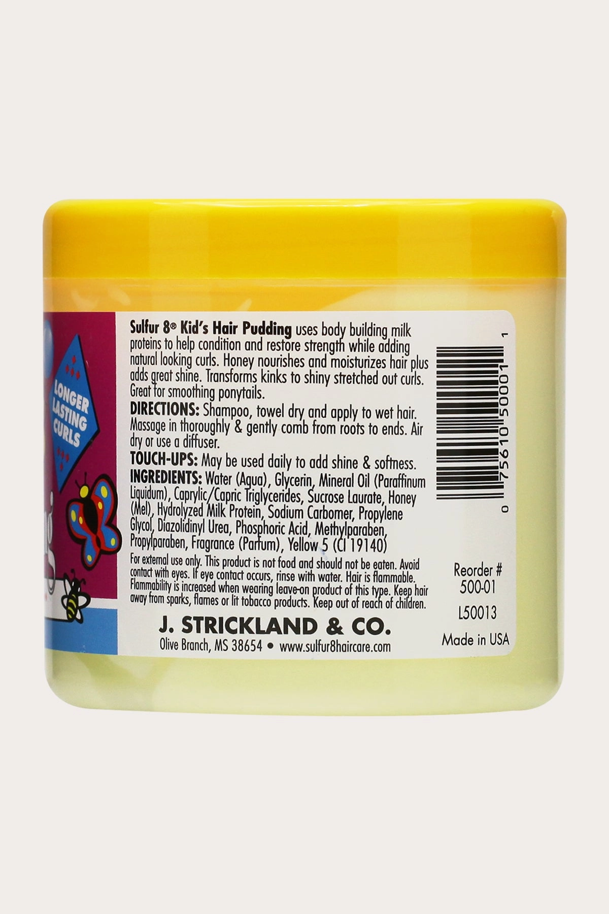 SULFUR8 KID'S FRIZZ FREE CURLS HAIR PUDDING 14.4oz