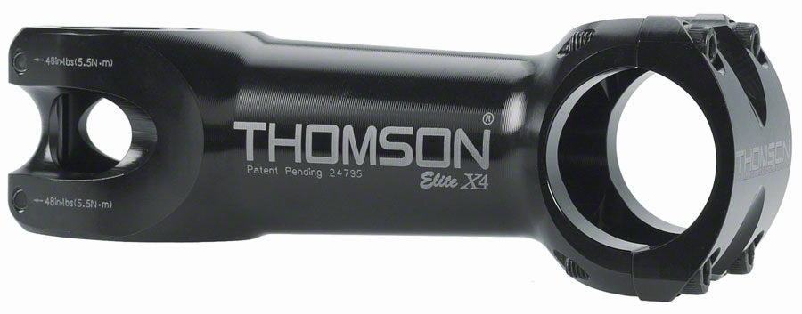 Thomson Elite X4 Mountain Stem - 120mm, 31.8 Clamp,  /-10, 1 1/8", Aluminum, Black