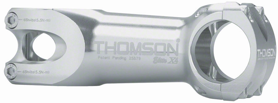 Thomson Elite X4 Mountain Stem - 80mm, 31.8 Clamp,  /-10, 1 1/8", Aluminum, Silver