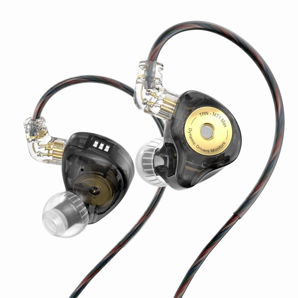 TRN MT1 MAX 10mm Dual Magnet Dynamic Driver In-Ear Monitors