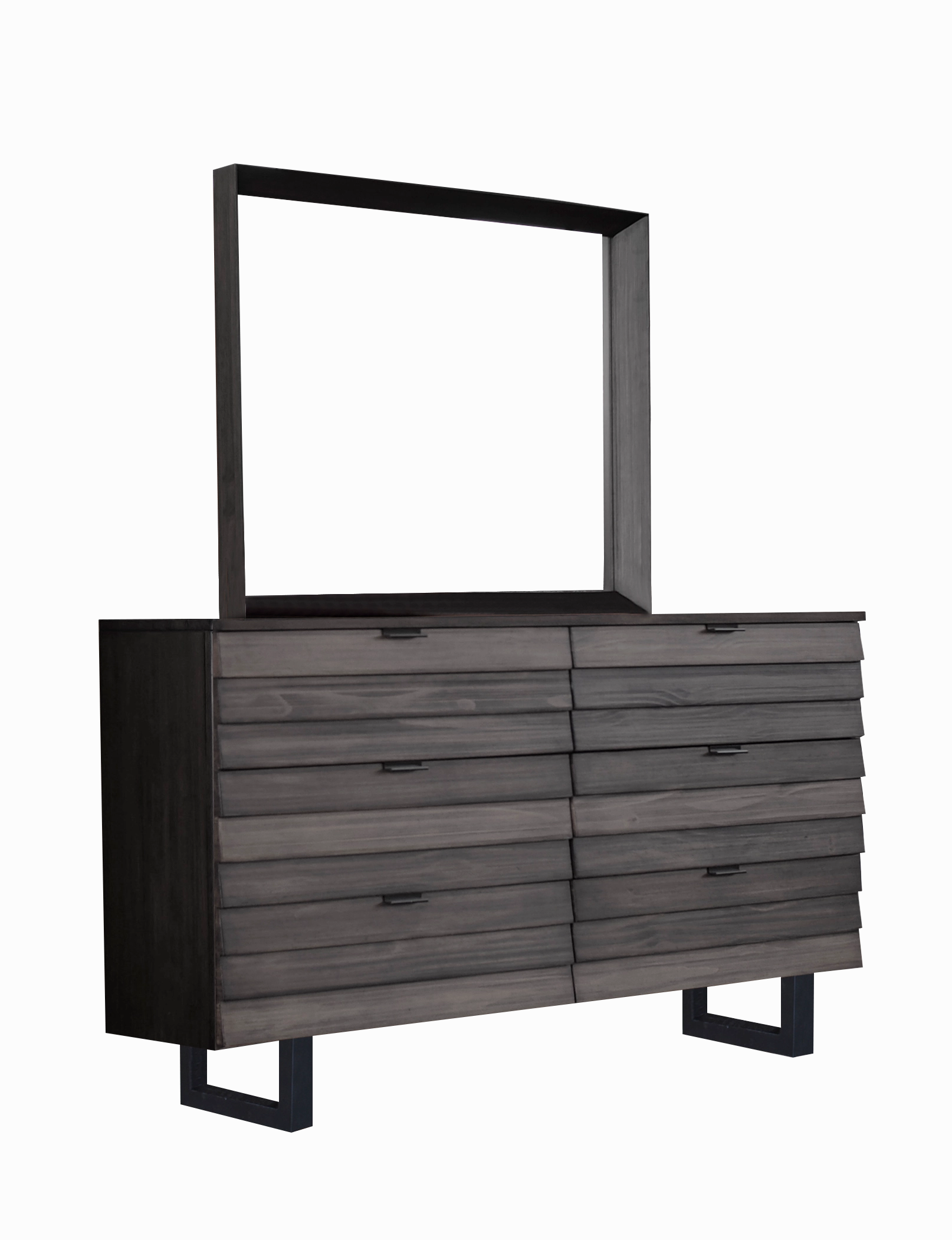 Urban 6 Drawer Dresser - Graphite