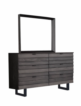 Urban 6 Drawer Dresser - Graphite