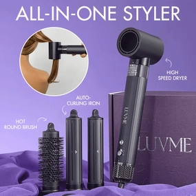 US PLUG Support 110V | Luvme 4-in-1 Styling Hair Dryer Set with US Plug, Effortless Versatile Styling