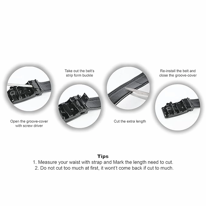 Venardo WINTAX Genuine Leather Autolock Belt for Men - Perfect for Formal and Casual Wear - Adjustable  WITH  FREE CARD HOLDER WALLET