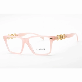 Versace Women's Eyeglasses - Rectangular Opal Pink Frame, 56 mm | 0VE3335 5405
