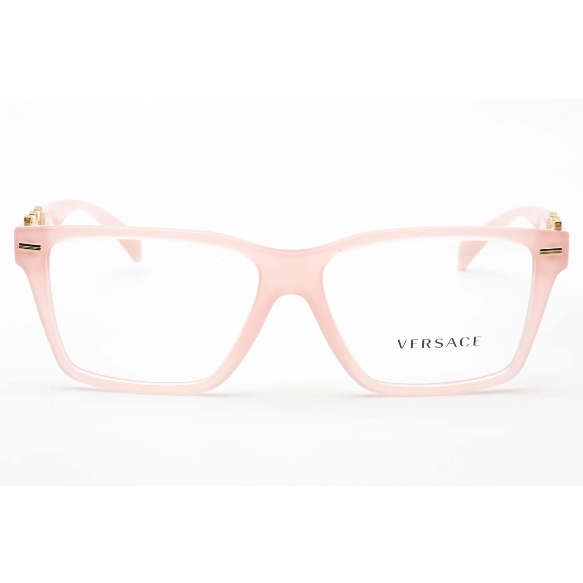 Versace Women's Eyeglasses - Rectangular Opal Pink Frame, 56 mm | 0VE3335 5405