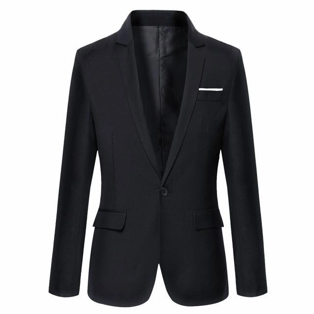 West Louis™ Casual Solid Color Masculine Blazer