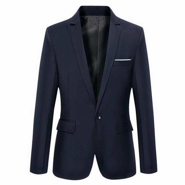 West Louis™ Casual Solid Color Masculine Blazer