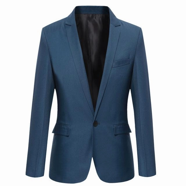West Louis™ Casual Solid Color Masculine Blazer