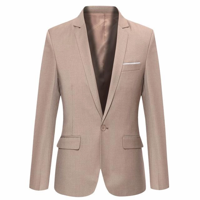 West Louis™ Casual Solid Color Masculine Blazer