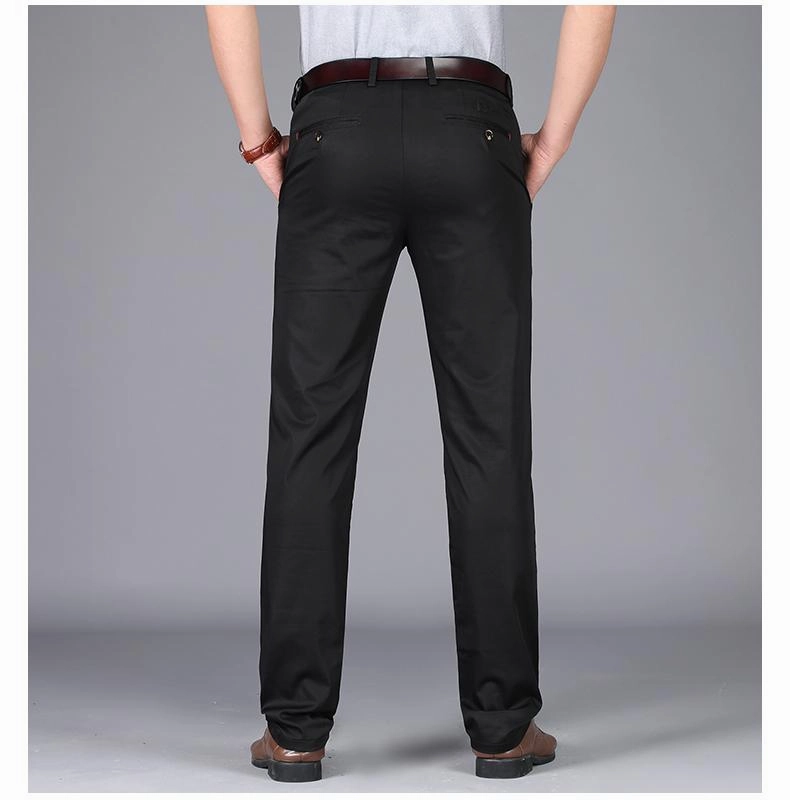 West Louis™ Straight Cotton Business Pants