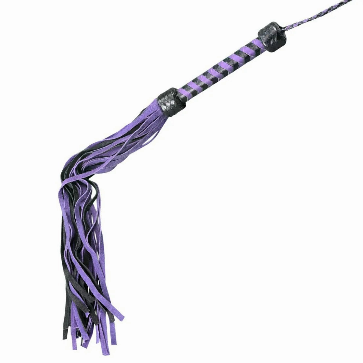 Whip - Leather 30" Suede 36 Tail Flogger