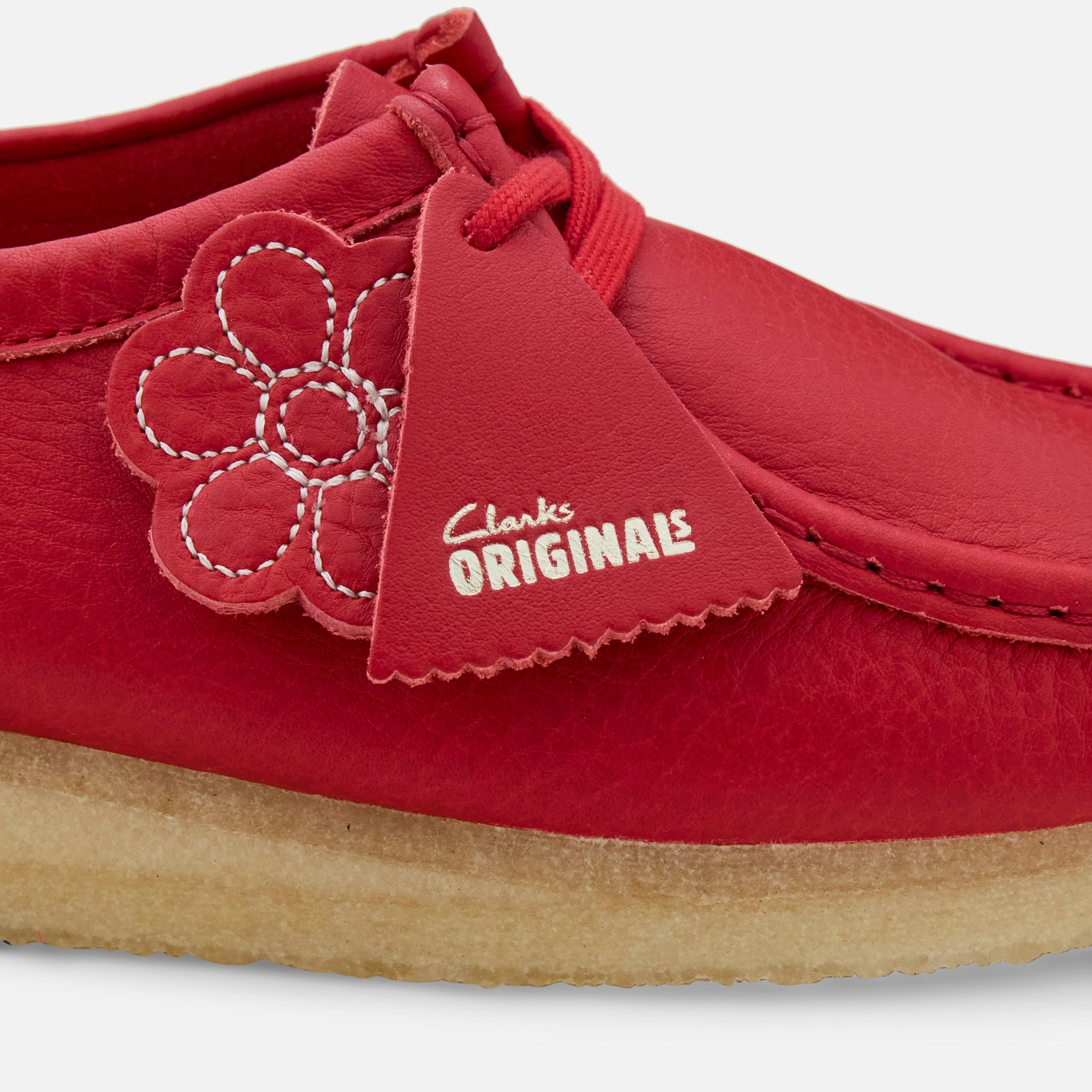 Women's Wallabee Red Leather