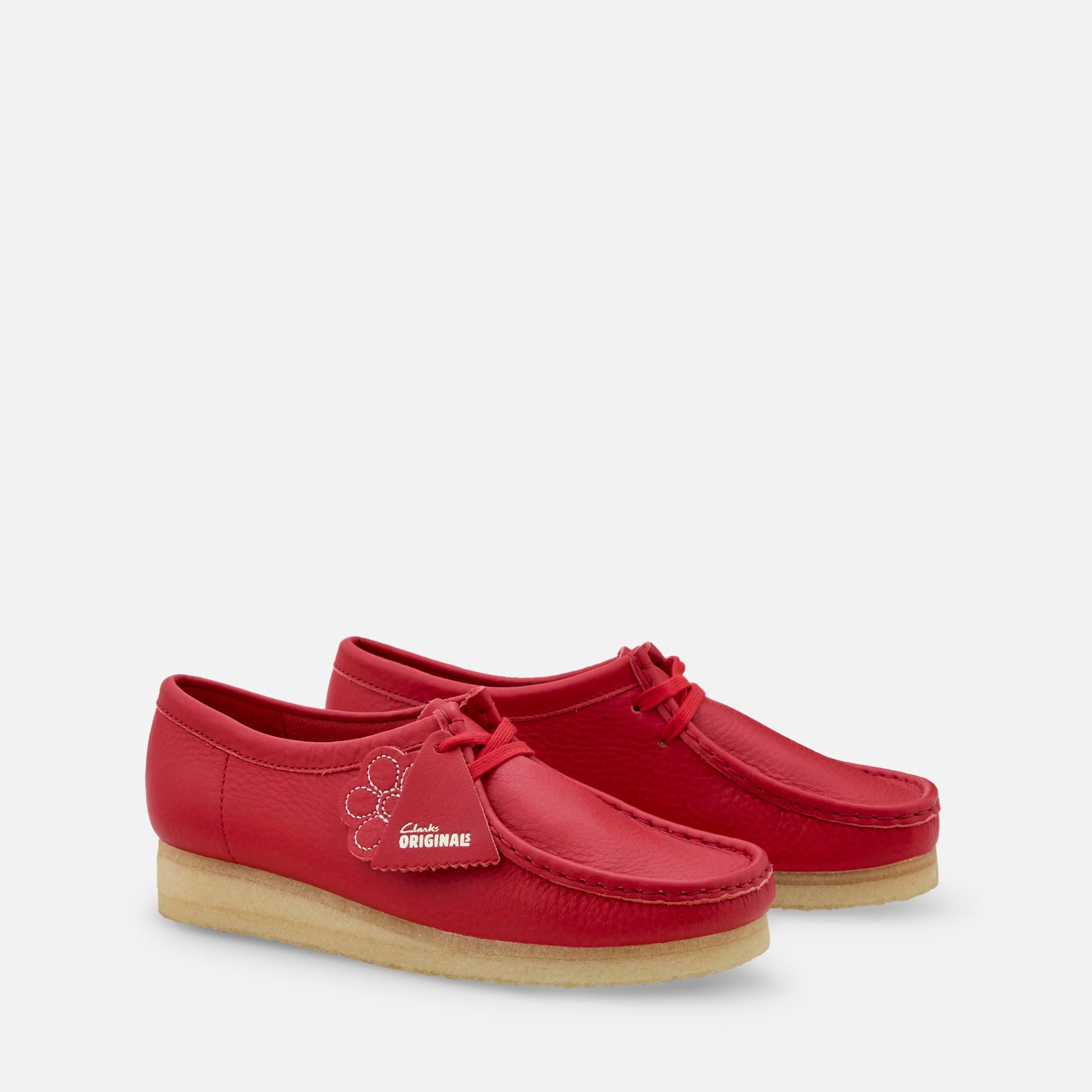 Women's Wallabee Red Leather